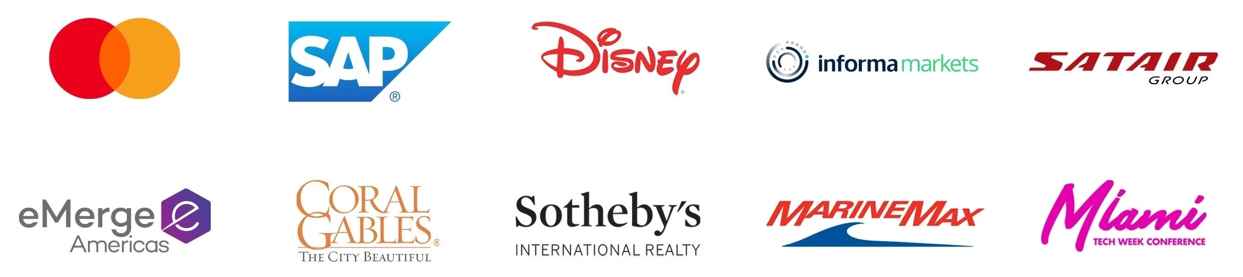 Nuestros Clientes - Miami Event Videography